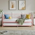 thumbnail image 5 of Kojooin Versatile Metal Daybed with Trundle and Headboard – Easy Assembly for Any Room, 5 of 7