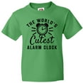 thumbnail image 3 of Inktastic The Worlds Cutest Alarm Clock Youth T-Shirt, 3 of 5