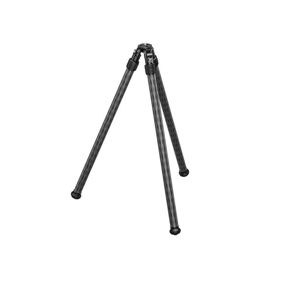 Leofoto  Short Inverted Outdoors Series Carbon Fiber Tripod w/ FIXED Apex/Platform, Black