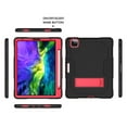 thumbnail image 7 of ELEHOLD Rugged Hybrid Case for iPad Pro 12.9 2022/2021/2020/2018 Three-Layer Full Protection Hidden Kickstand Pencil Holder Shockproof Durable Case for iPad Pro 12.9 inch,Black+Red, 7 of 7