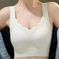thumbnail image 4 of HomeGardon Sports Bras for Women,Minimizer Bras for Women Full Coverage,Women's Style Lifting Seamless Top Tank Top Women's Gathering Underwear Thin Collection Breast Bra,M-XXL, 4 of 4