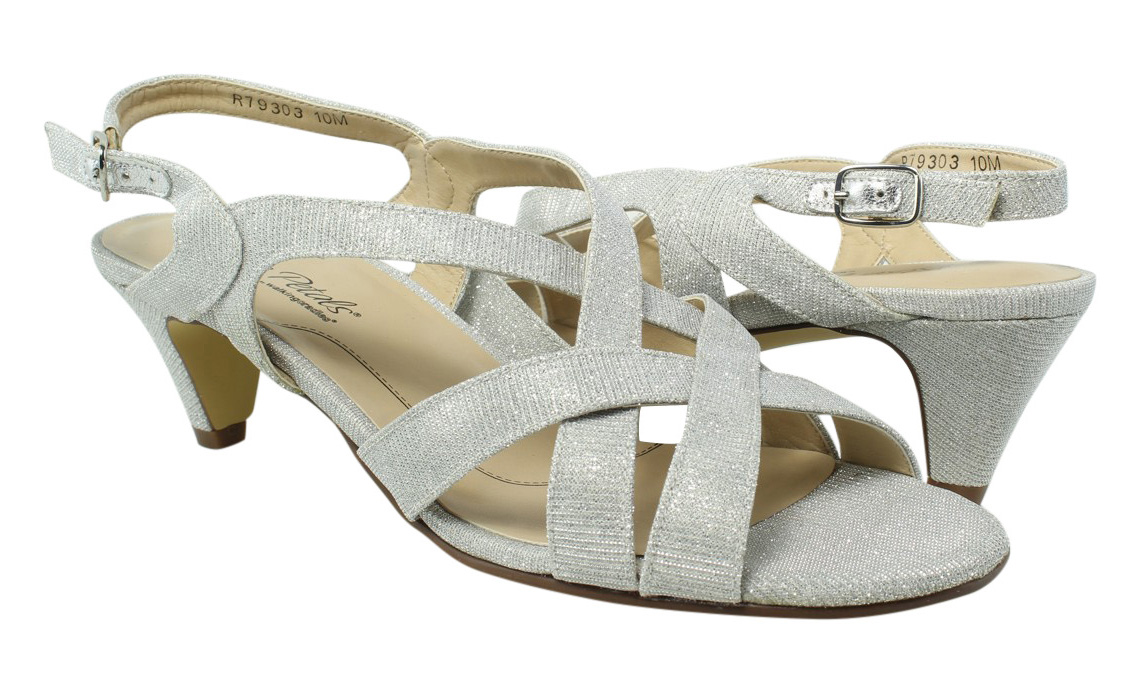 silver sandals size 10