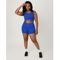 thumbnail image 4 of Hanes Moves Women's Crop Sports Bra, Racerback Deep Royal XL, 4 of 7
