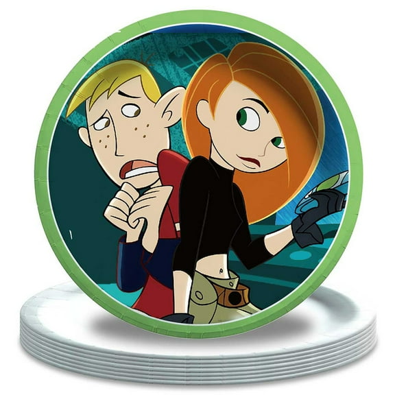 Kim Possible Birthday Plates Party Supplies Decorations Tableware Disposable Dinnerware