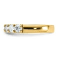 thumbnail image 4 of FJC Finejewelers 14 kt Yellow Gold 1 ct 7 Stone D E F Pure Light Moissanite Band 3 mm, 4 of 8