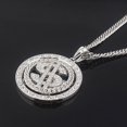 thumbnail image 4 of KEINXS Big Rotatable Us Dollar Money Sign Pendant Necklace Men Rapper Hip Hop, 4 of 6