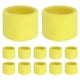 thumbnail image 1 of Uxcell 12PCS Bandas de sudor deportivas, muñequeras de algodón absorbentes para entrenamiento/baloncesto/correr [Amarillo, 5cm de ancho], 1 of 7