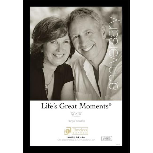 Timeless Frames 78380 Lifes Great Moments Black Wall Frame 12 x 18 in. 