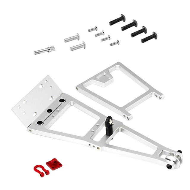 QualitChoice Kit de Remorquage de Camion Grue pour 1/10 RC Crawler et Remorque RC Accessoire argent