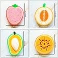 thumbnail image 1 of 4pcs Dishwashing Sponges, Cute Fruit Shape Thickened Kitchen Sponges, Multifunctional Wipe Decontamination Lightweight Cleaning Dish Sponge Cleaning Dish Kitchen Tools, 1 of 5