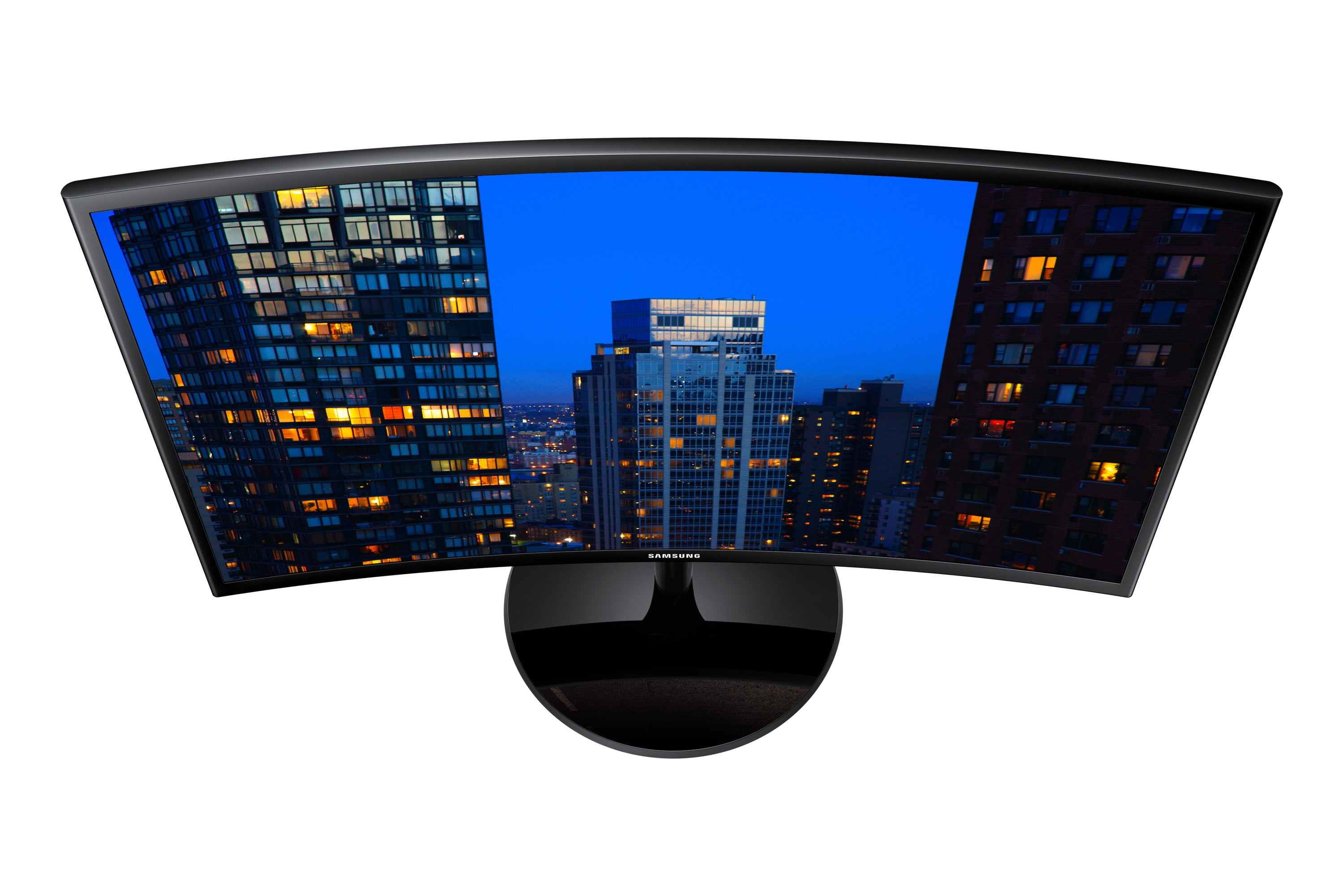 SAMSUNG 24" Curved 390C Series LED FHD Monitor with AMD FreeSync - LC24F390