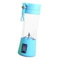 thumbnail image 4 of Licuadora portátil, exprimidor eléctrico, vaso de batidora, batidos, mezcladora recargable, máquina de frutas, Mini batidora de mano para cocina, Azul, 4 of 8