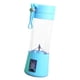thumbnail image 4 of Licuadora portátil recargable, máquina de frutas para la oficina, el hogar y la cocina. Azul, 4 of 9