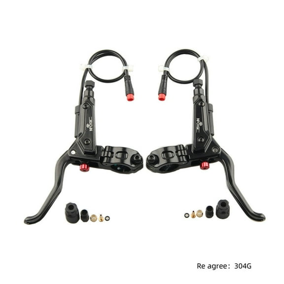 Electric Bicycles Brake Lever Mountain Bike Hydraulic Brake Power Close Brake Handle 2 Pin Electric Bike Oil Brake Lever