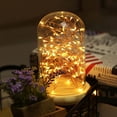 thumbnail image 3 of Cadena de luz Alambre de cobre USB 5V luces de hadas decoración de fiesta 10m 100 luces, 3 of 8
