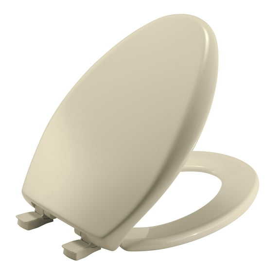 Mayfair 20SLOWE 006 Slow-Close Plastic Toilet Lift-Off Hinges, STA-TITE Seat Fastening System, Elongated, Bone