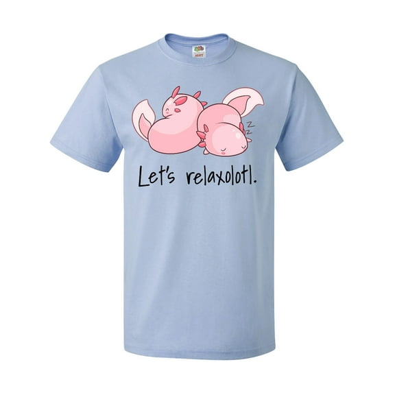 Inktastic Let's Relaxolotl with Sleeping Axolotls T-Shirt