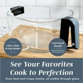 thumbnail image 7 of COOK WITH COLOR Air Fryer, 5.2Qt Glass Air Fryer, 1400W, 8 Presets, Gray, 7 of 7
