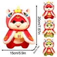 LAFANDE Stuffed Animal 2025 Year Of The Mascot Doll 3D Chinese Plushies Mascot Doll Chinese New