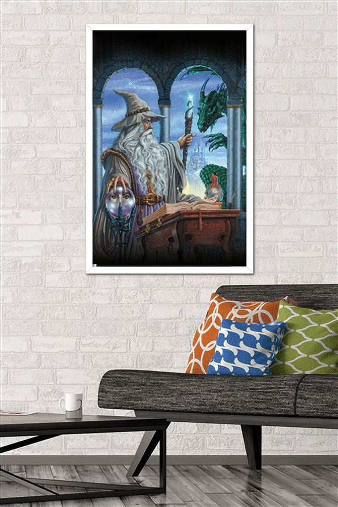 Ed Beard Jr - Wizards Emissary Wall Poster, 22.375" x 34", Framed