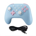 thumbnail image 1 of Aolion For Switch Bluetooth Gamepad Candy colored handle blue, 1 of 5