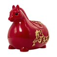 thumbnail image 2 of Estatua de caballo, alcancía, adorno chino del año 2026 del caballo, figura coleccionable Rojo, 2 of 9