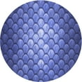 thumbnail image 1 of Ahgly Company Indoor Round Patterned Sky Blue Dress Blue Area Rugs, 6' Round, 1 of 6