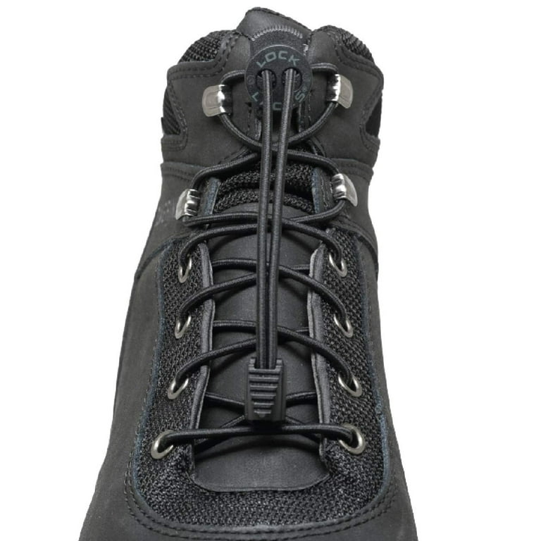  LOCK LACES Unisex Black Boot One Size One Size : Clothing,  Shoes & Jewelry