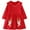 H# Xmas Red Elk, variant on HWJAD 2-7 Years Kids Girl's Dresses Cotton Jersey Long Sleeve Crewneck Swing A-Line Cute Rabbit Midi Casual Polk Dot Dress