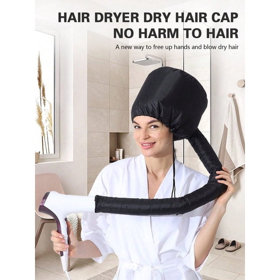 Portable Soft Hair Drying Cap Hair Dryer Cap Hair Treatment Cap Hair Care Cap With Warm Air Drying For Women Hair Tools