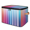 Multicolor 4, variant on ADECORIVY Rainbow Line Texture Storage Bin with Lid, Decorative Storage Boxes Cube for Shelves, Foldable Storage Baskets Closet Clothes Organizer with Handles
