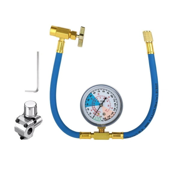 ARCADORA BPV31 Refrigerator Freezer Fluoridation Kit Refrigerant Charging Rubber Aluminum Alloy 1/4 5/16 3/8 Inch Pipes