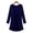 Dark Blue, variant on Women Casual Lightweight Cardigans Solid Color Long Sleeve S - Plus Size Open Front Milk Silk Cardigan Coat (Not Sweater)