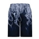 thumbnail image 4 of Pantalones Cortos de Cintura Elástica para Hombre con Bolsillos Pantalones Cortos de Longitud de Rodilla con Impresión de Llama, Pantalones de Playa Casuales con Cordón Elástico, 4 of 4