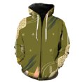thumbnail image 1 of Sudadera con capucha y cremallera para hombre, diseño abstracto de hojas de plantas, unisex, de gran tamaño, estilo hip hop, con capucha, para primavera, 1 of 6