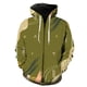 thumbnail image 1 of Sudadera con capucha y cremallera para hombre, diseño abstracto de hojas de plantas, divertida, primavera, con capucha, chaquetas con estampado 3D, gran oferta 2024, manga larga, informal, para adoles, 1 of 6