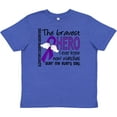 thumbnail image 3 of Inktastic Alzheimer's Disease Bravest Hero I Ever Knew 1 Youth T-Shirt, 3 of 5