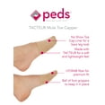 thumbnail image 2 of PEDS Women's Mule Toe Cappers with Grippers, 6 Pairs, 2 of 6