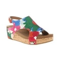 thumbnail image 2 of Corkys Womens Volta Ii Floral Studded Slingback Wedge  Casual Shoes, 2 of 5