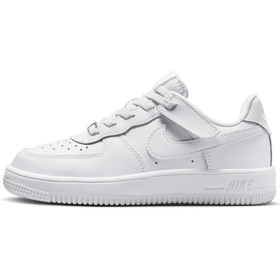 Little Kid's Nike Force 1 Low EasyOn White/White-White (FN0237 111) - 10.5