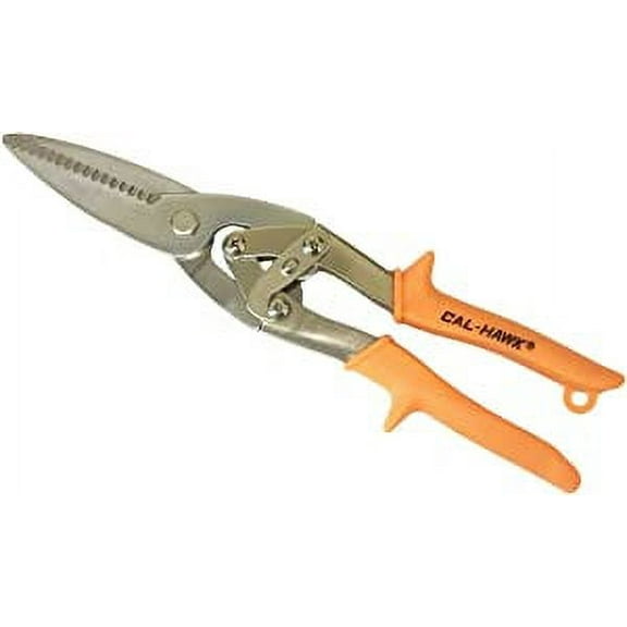 11" Extra Long Cut Sheet Metal Sheers and Tin Snips (Straight)