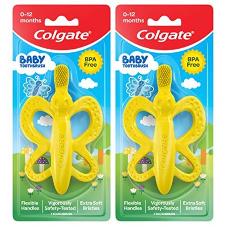 UPC 035000471291 product image for Colgate Baby Toothbrush and Teether  Bpa Free  2 Count | upcitemdb.com