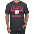 thumbnail image 1 of Wild Bobby City of Atlanta Baseball Fantasy Fan Sports Men's T-Shirt, Charcoal, XX-Large, 1 of 6