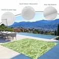 thumbnail image 3 of Vintage Green Outdoor Rug 5x7 Ft - Reversible Patio Rug Outdoor Camping Rugs, Retro Botanical Abstract Art Washable Indoor Outdoor Area Rugs, Non-Slip Outdoor Carpet Runner for Deck/Porch, 3 of 8