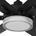thumbnail image 5 of Chillion 60 in. Indoor/Covered Outdoor Matte Black LED Ceiling Fan with 5 CCT and 7 RGB Selections, Remote Included, 5 of 14