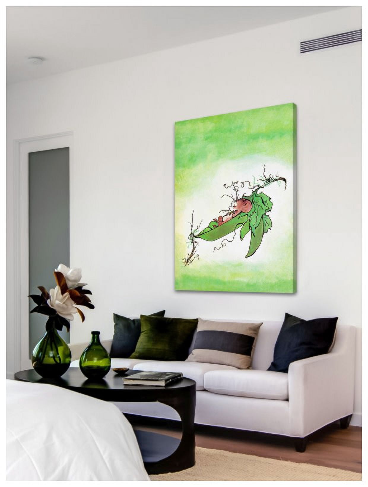 Marmont Hill "Sleeping Mouses" by Curtis Painting Print on Canvas