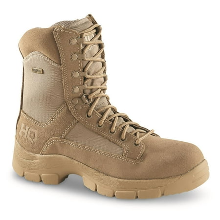 

HQ ISSUE Men s Waterproof Classic 8 Side Zip Desert Tactical Boots