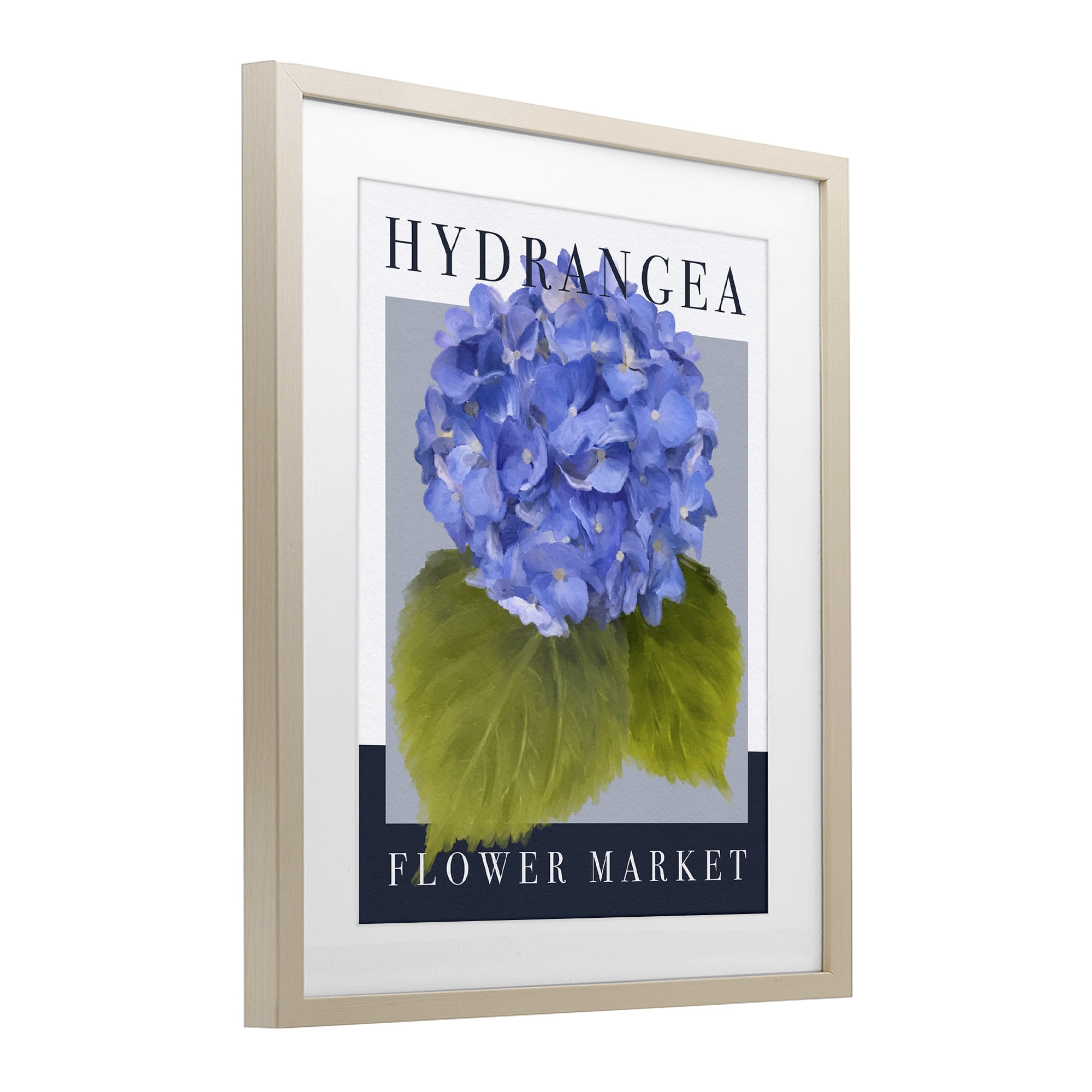 Stupell Industries Hydrangea Flower Market Birch Framed Print Under Glass, design by Jennifer Stith