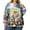 Royal Blue, variant on Cartoon Print T Shirt Women Party Long Sleeve Loose Plus Size Tops Christmas costumes women Festival Casual O-Neck Tee Shirt