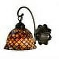 thumbnail image 2 of 18631 Meyda 8"W Tiffany Fishscale Wall Sconce, 2 of 2
